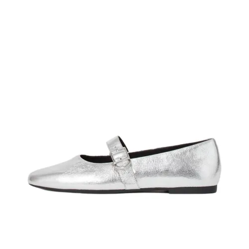 VAGABOND SHOEMAKERS Туфли Мэри Джейн Серебряные Женские