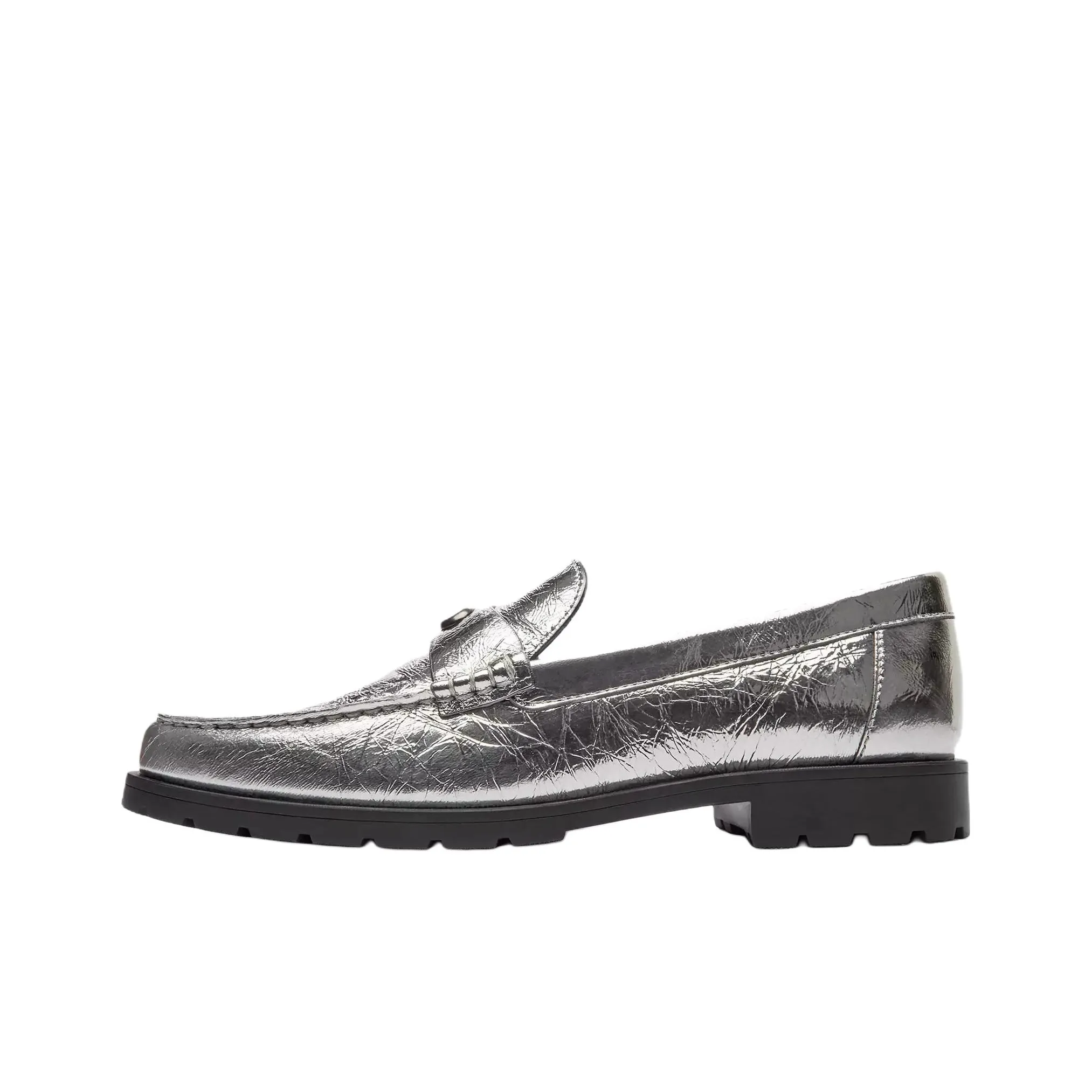 COACH Jocelyn Loafers Women's Silver