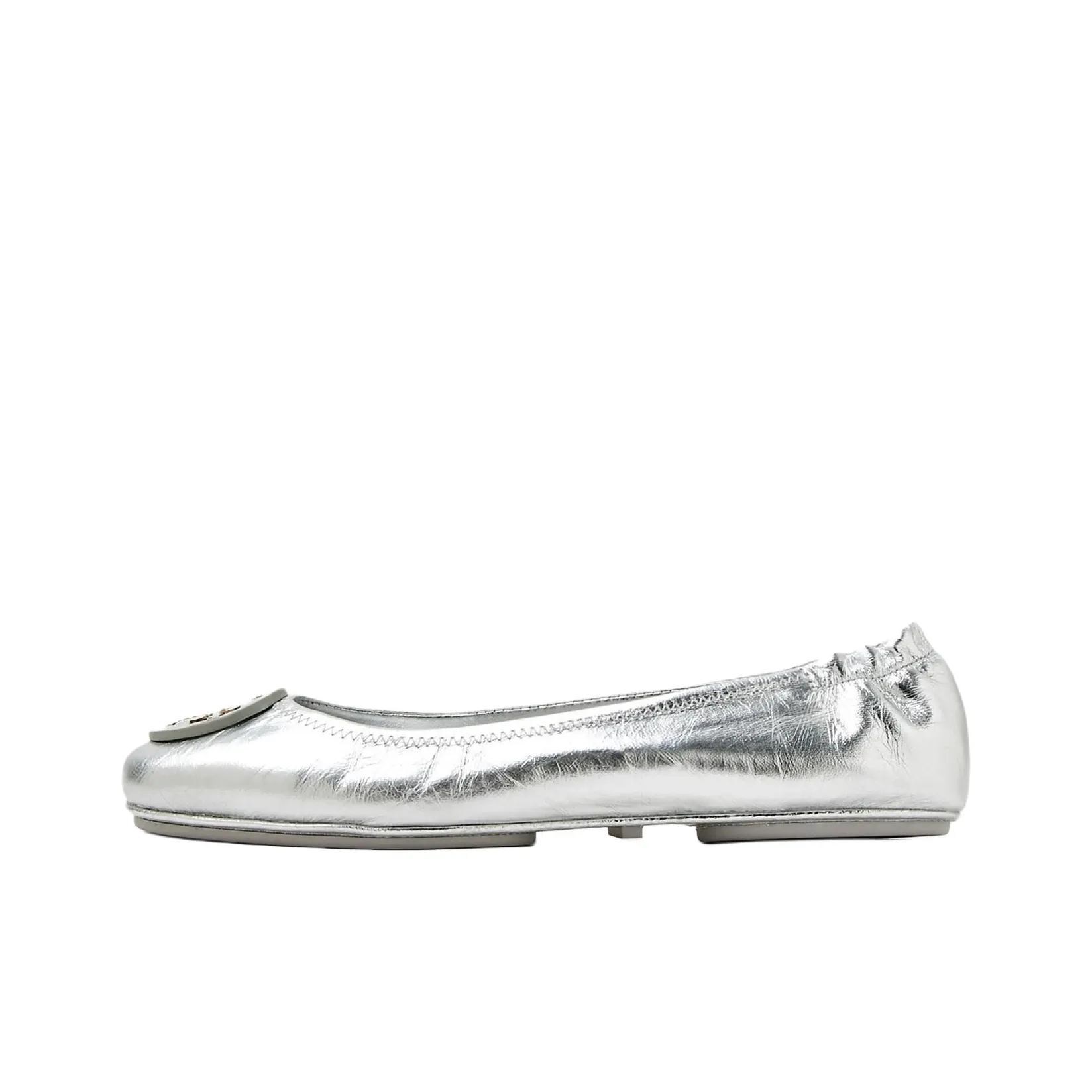 TORY BURCH Flat Shoes Women's Silver