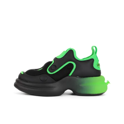 ZERO COSMOS Толстоподошвенные кроссовки Low Top Неоновый зеленый Унисекс