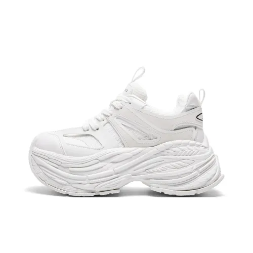 CHERYKALLY Толстоподошвенные кроссовки Low Top Белые Женские
