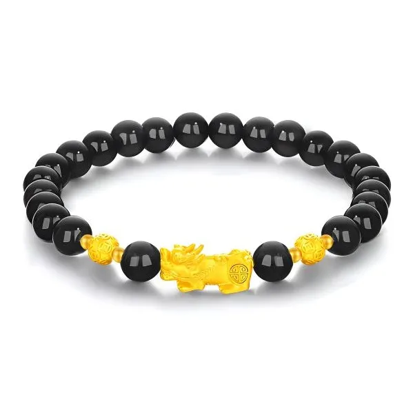 Lao Feng Xiang Gold Bracelet Unisex
