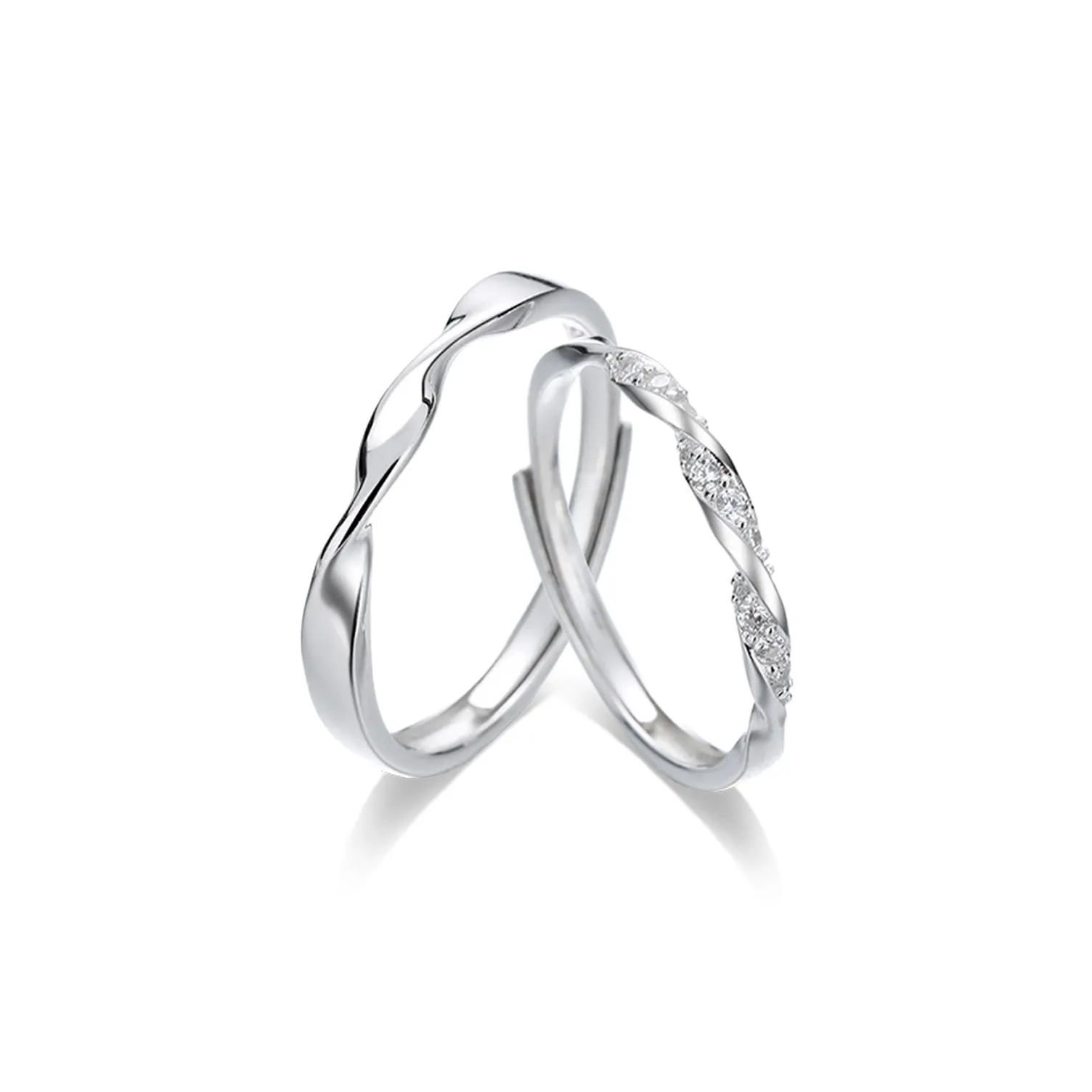 DVNRR Copper Rings Unisex Gift Box Set