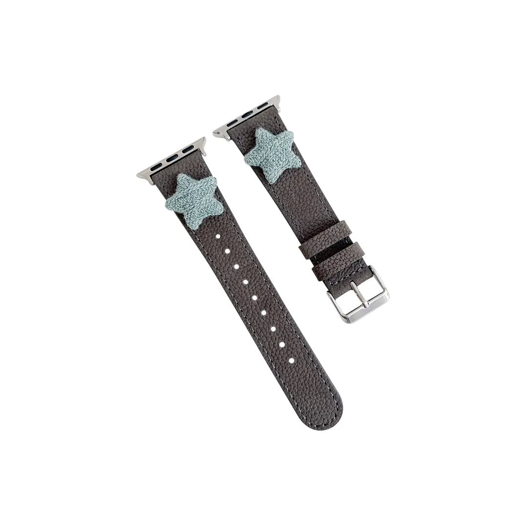 MSSM Ремешок Apple Совместимость Натуральная кожа Материал Часы IWatch S11 S10 S9 SE 8 7 6 Ultra 46 Часы