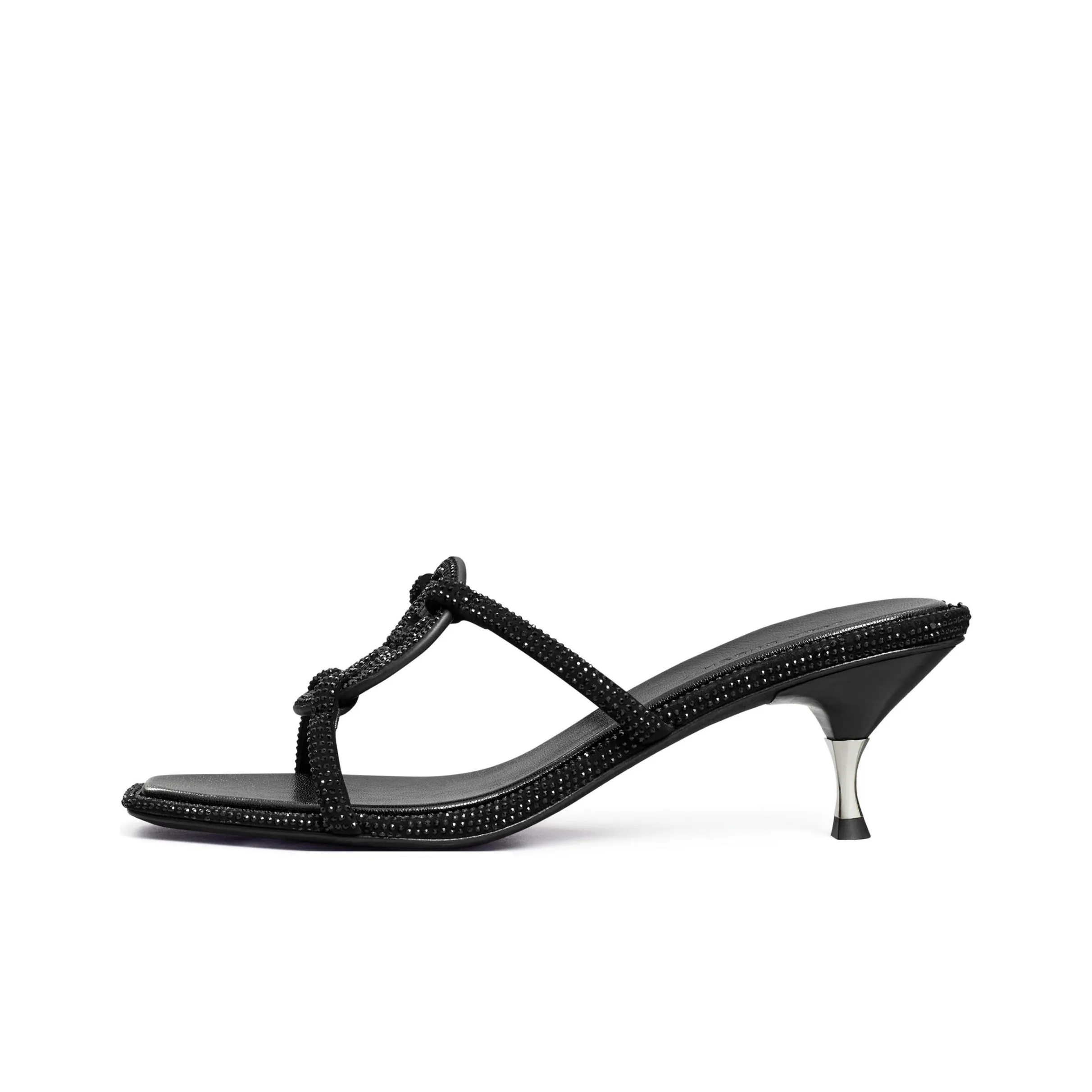 TORY BURCH Miller 55mm Rhinestone Suede Sandals