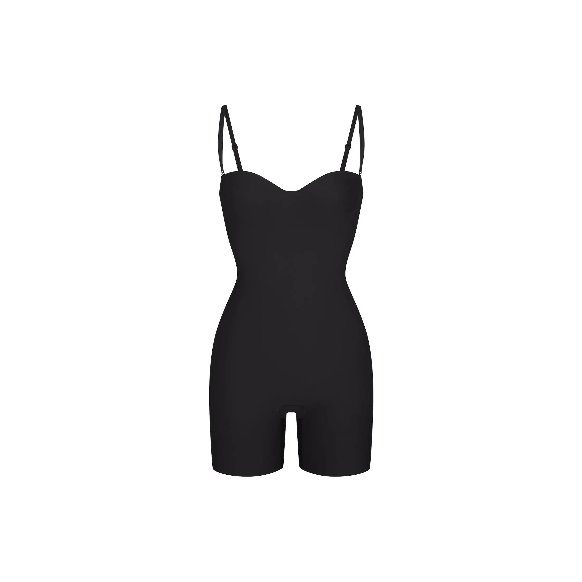SKIMS FW24 BODY CORE SCULPT UNDERWIRE MID THIGH BODYSUIT Shapewear Women's ONYX/Onyx