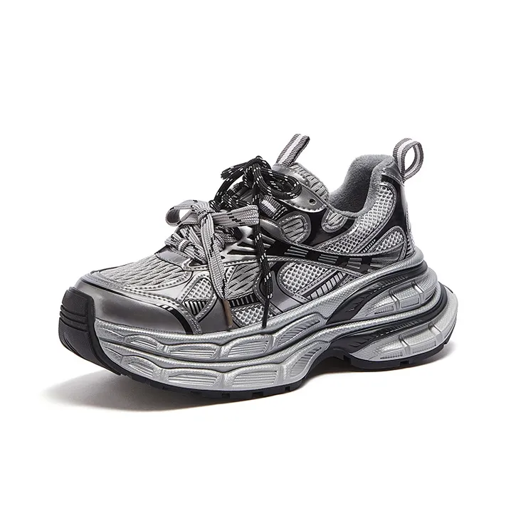 CAMEL Shock Absorbers Slip Resistant Abrasion Resistant Low top Chunky Sneakers Women's