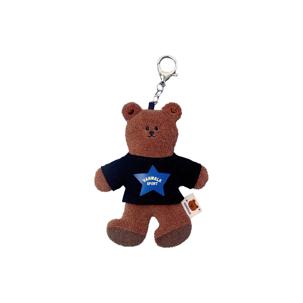 VANWALK Плюшевый Аксессуар Ключ Charm Сумка Аксессуар Маленький Унисекс Спортивный Медведь