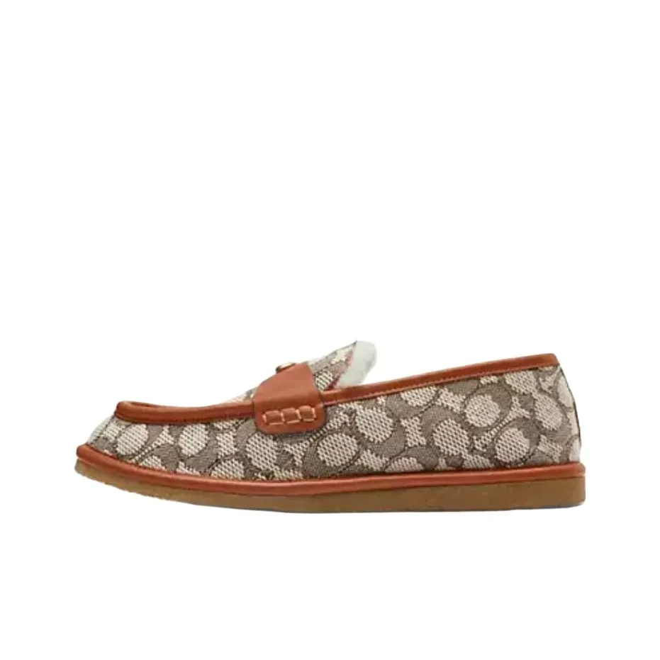 COACH Лес Лоферы Женские Коричневый