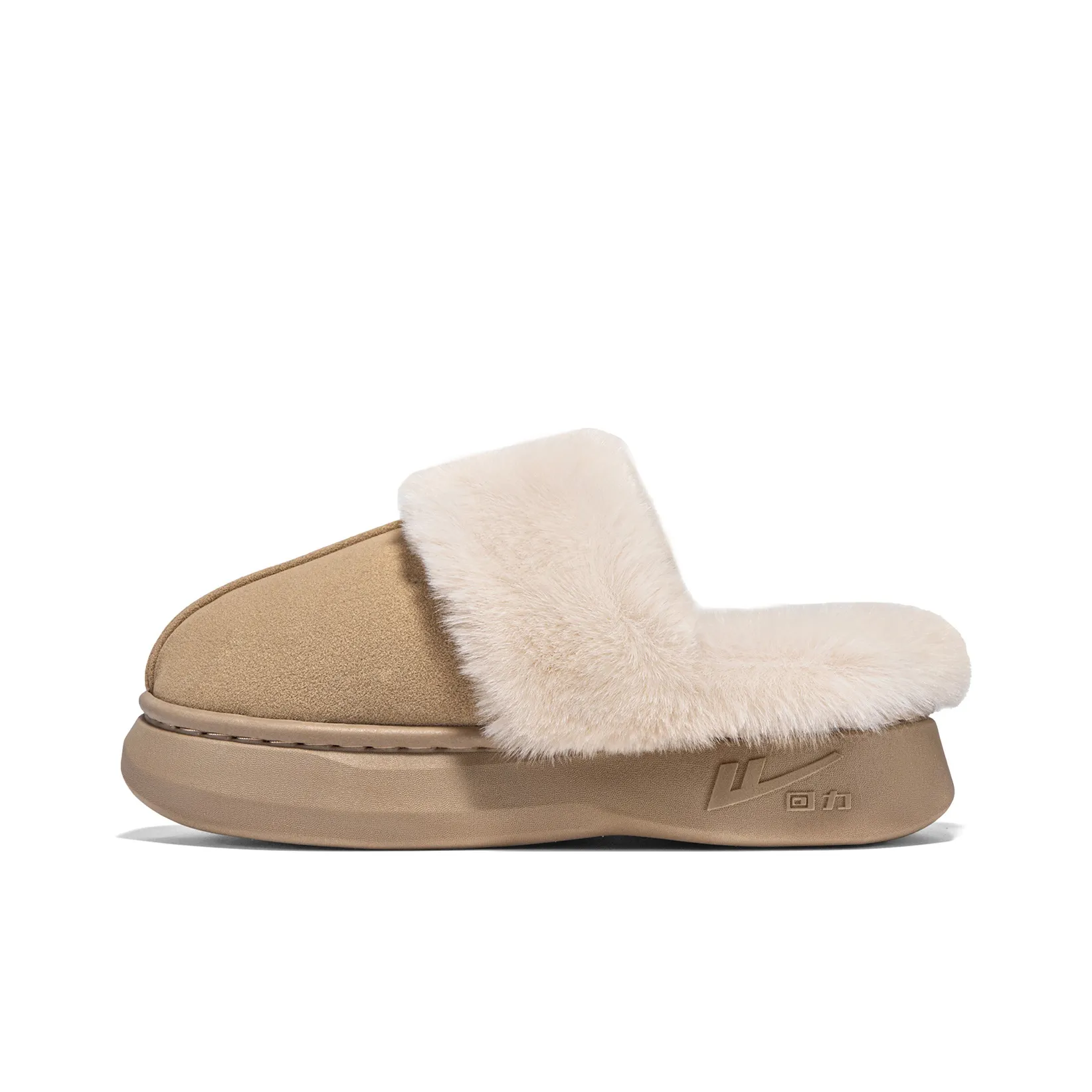 Warrior ворсистый устойчивый к истиранию противоскользящий домашний шлепанцы женские коричневый