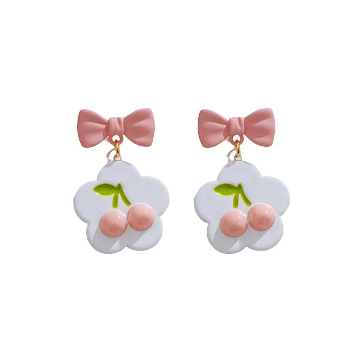 TUTAE Серьги из сплава женские розовые