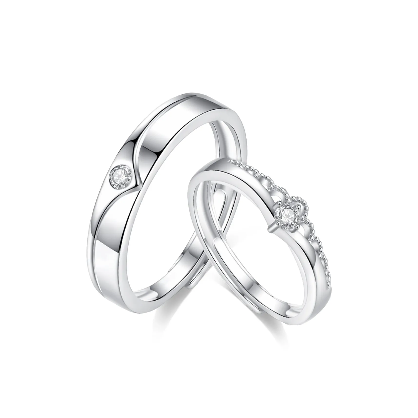 DVNRR Медные Кольца Унисекс Набор в Подарочной Коробке