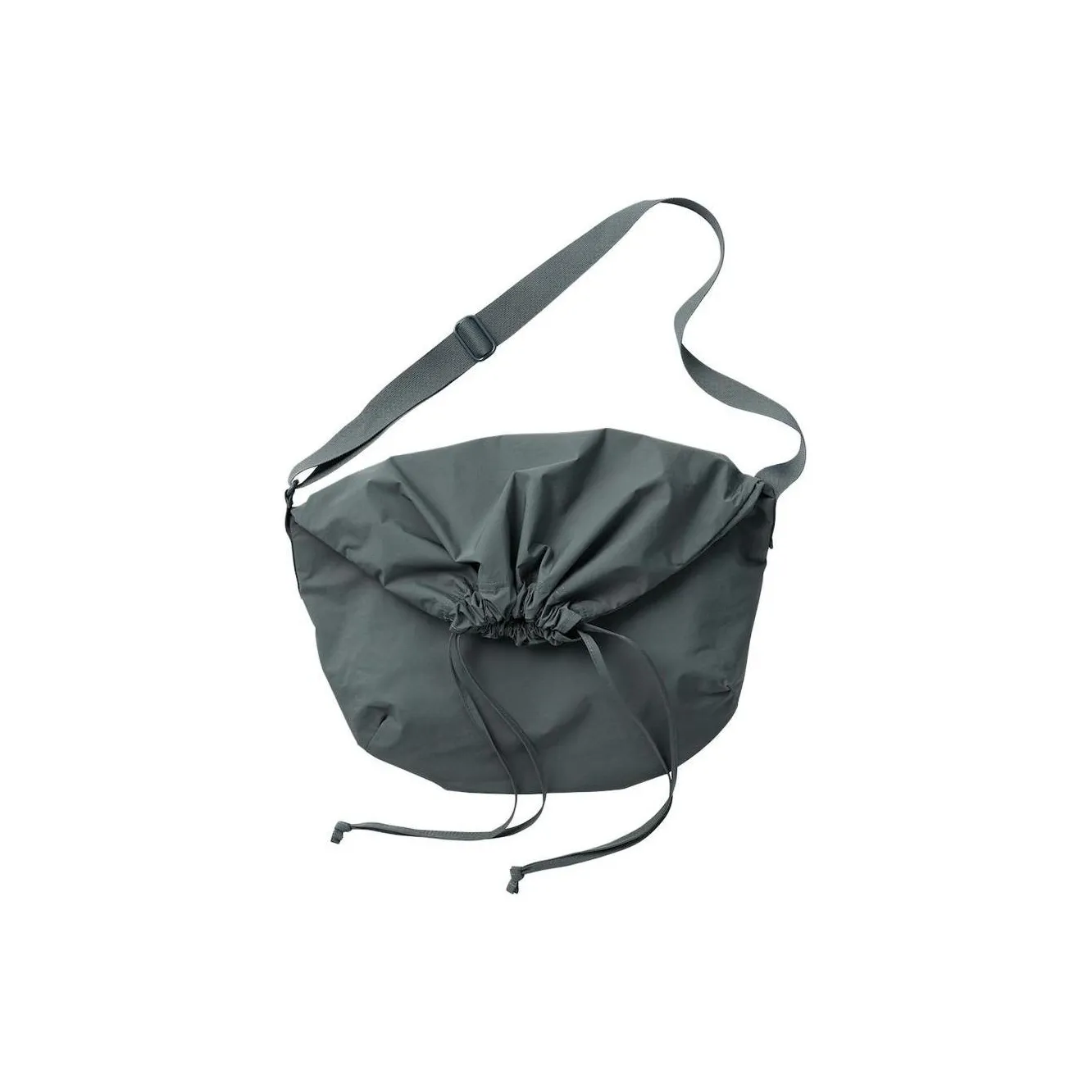 UNIQLO Полиэстер Сумка через плечо Стандартная Унисекс Зеленая