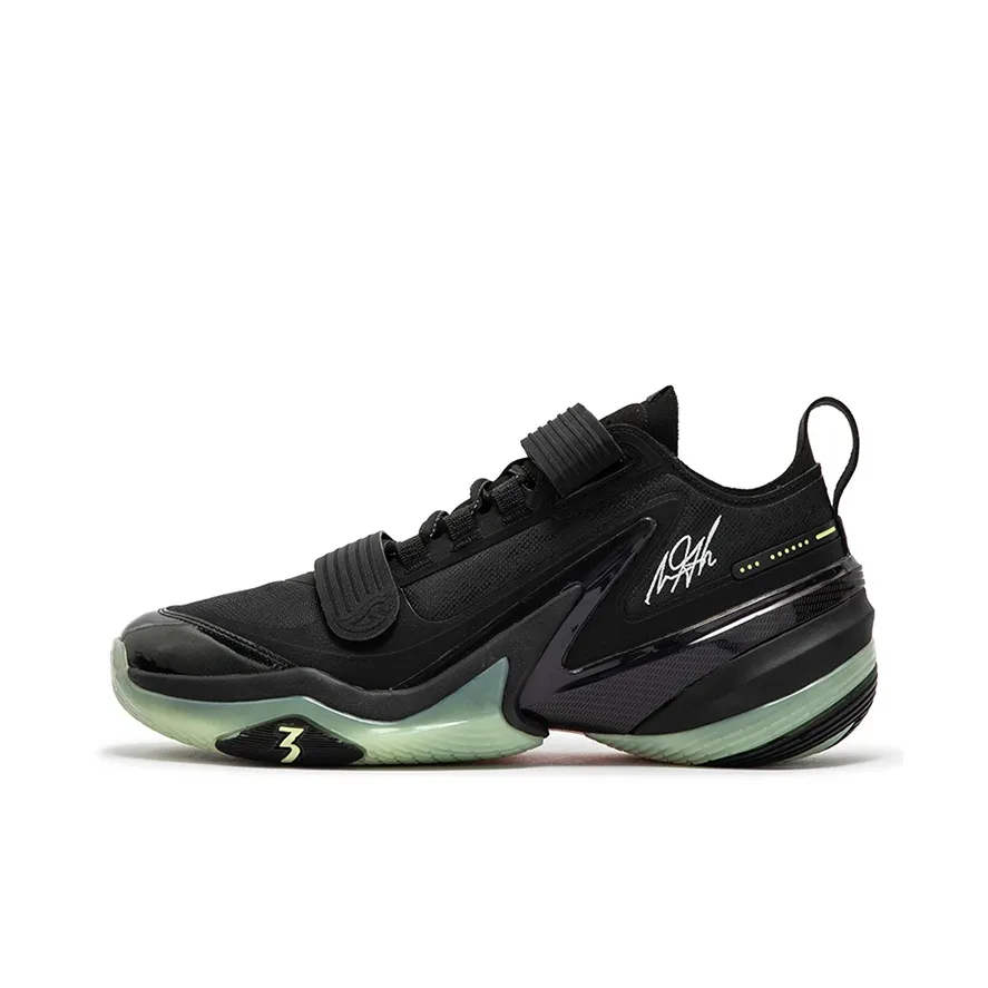 361° AG 5 PRM Halloween Anti-Slip And Wear-Resistant Rebound Low-Top Basketball Shoes Unisex Black Green