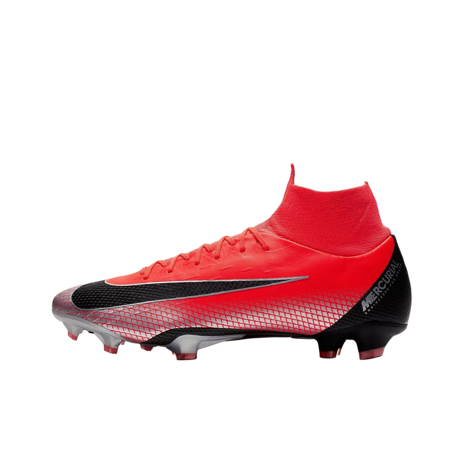 Nike Superfly 6 PRO CR7 Slip-resistant Abrasion-resistant Football Cleats Men's Red Найк Суперфлай 6 PRO CR7 Противоскользящие Устойчивые к истиранию Футбольные бутсы Мужские Красные