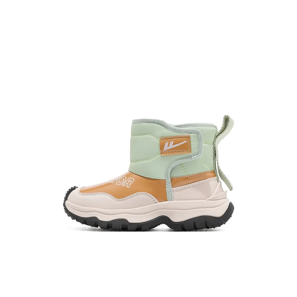 Warrior Slip-resistant Abrasion-resistant Breathable Thermal High-Top Children's Shoes Toddler