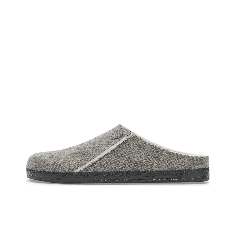 Биркенсток Zermatt Series противоскользящие домашние тапочки унисекс узкий дизайн серый цвет