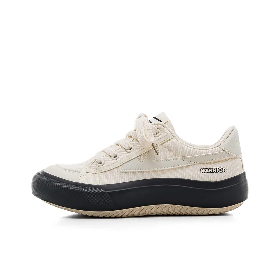 Warrior Slip-resistant Abrasion-resistant Low Top Casual Women's Beige Black Warrior Противоскользящий Устойчивый к истиранию Низкий Топ Повседневный Женский Бежевый Черный