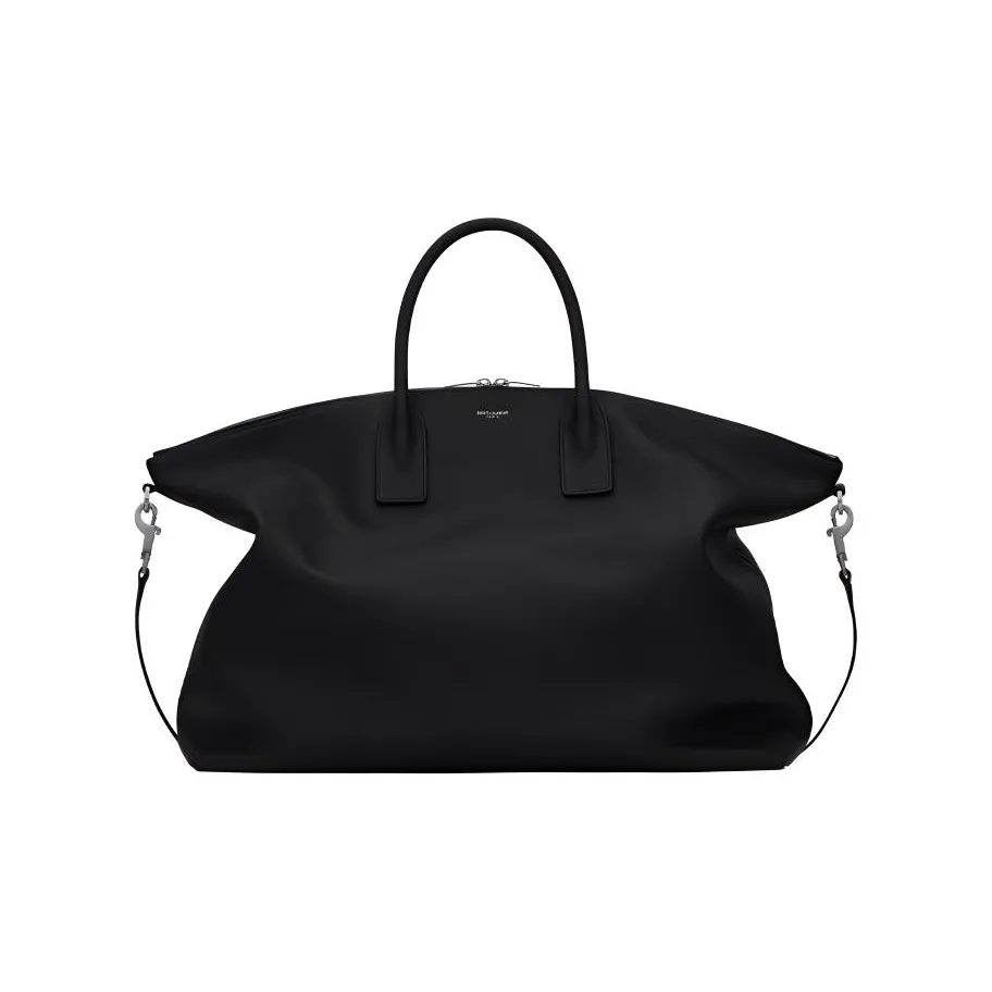 SAINT LAURENT YSL Grain Leather Shoulder Bag, Crossbody Bag, Handbag Men's Black