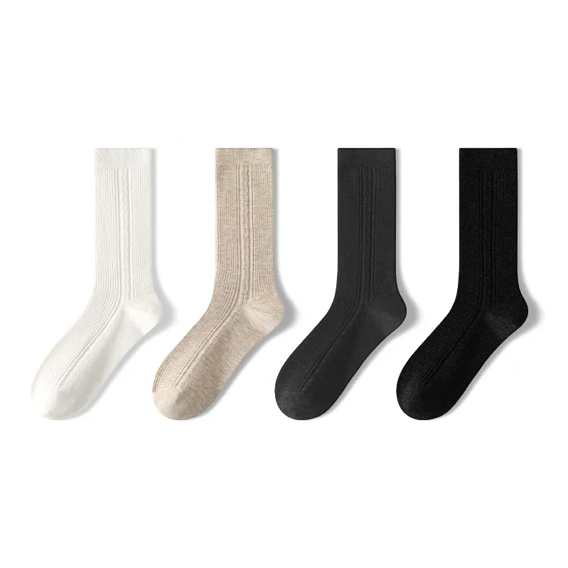 Primeet Mid Calf Socks Women's 4 Pack