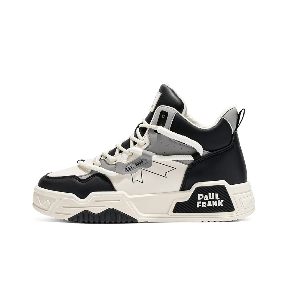 PAUL FRANK Легкий и Износостойкий MID Топ Скейтборд Кроссовки Унисекс