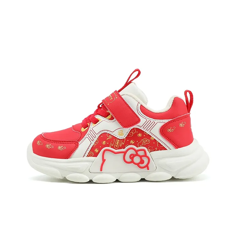 Хелло Китти Sanrio series Водонепроницаемый And Теплый Низкий Топ KIDS Lifestyle Shoes Красный Детский