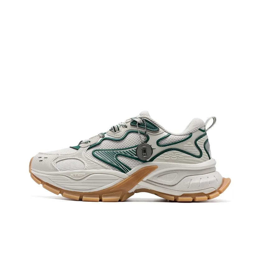 XTEP Basque Height Increasing Wear-Resistant Low-Top Casual Shoes Women's Postal Collaboration Color Scheme
