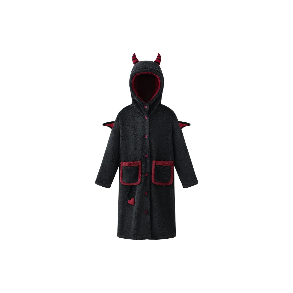 JINGYUN Bath Robes Unisex Black