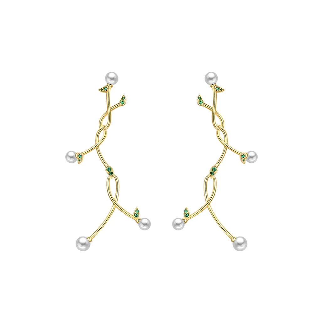 BABYBEI Shell Pearl Серьги Женские Золото