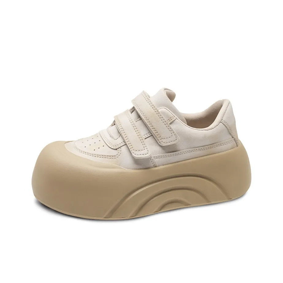 WENPU Slip-resistant Легкий Увеличение Высоты Низкие Кроссовки для Скейтбординга Женские