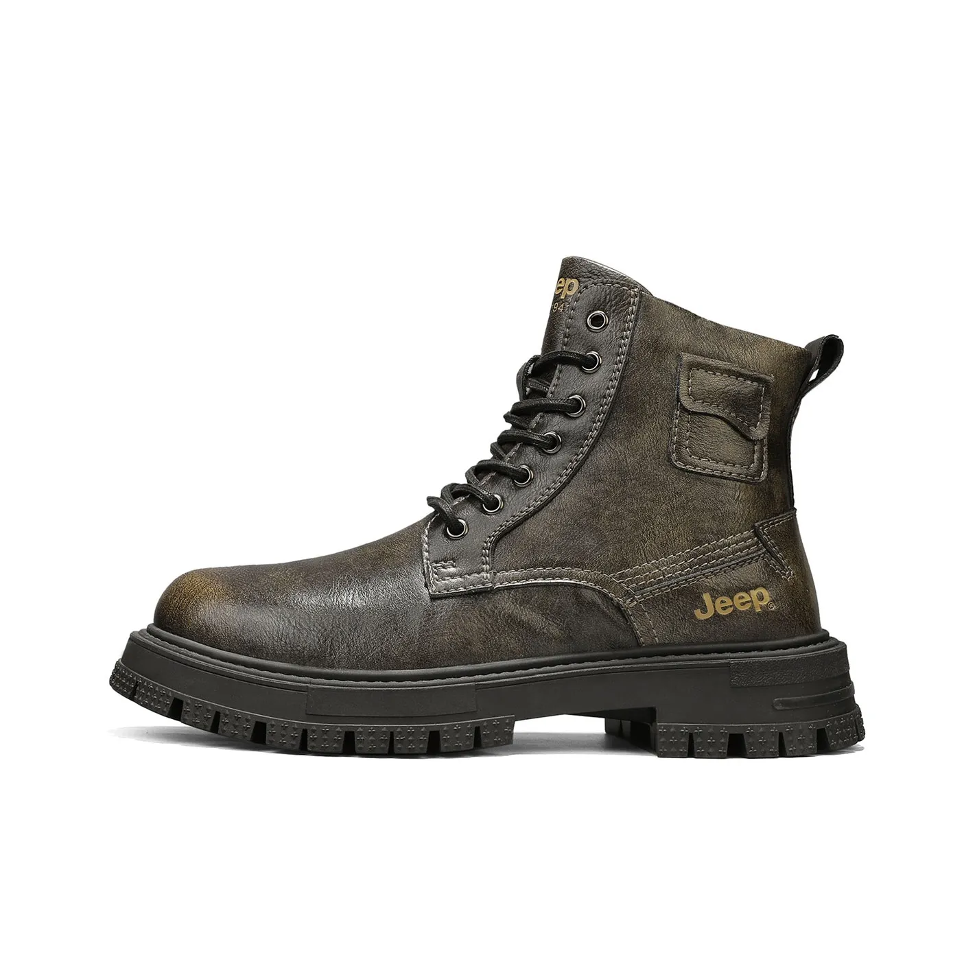 Jeep Short Martin Boot Unisex Khaki Джип Короткий Мартин Ботинок Унисекс Хаки