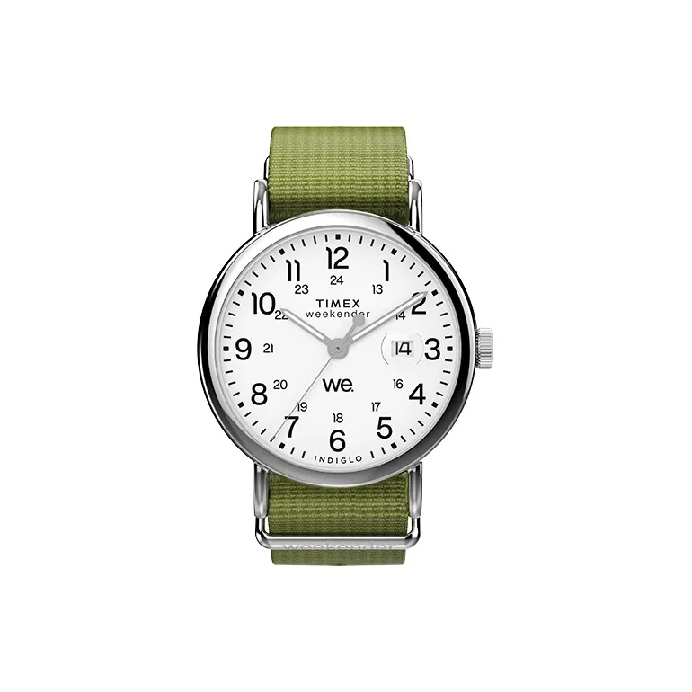 TIMEX Кварцевые часы белый циферблат унисекс