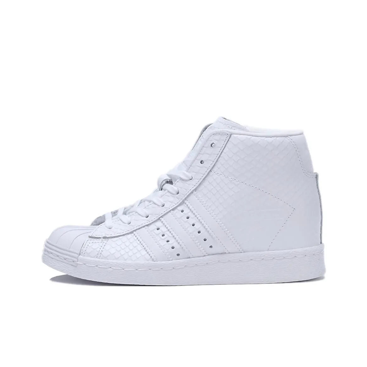 Adidas Originals SUPERSTAR UP W Высокие Кроссовки для скейтбординга Женские Белые