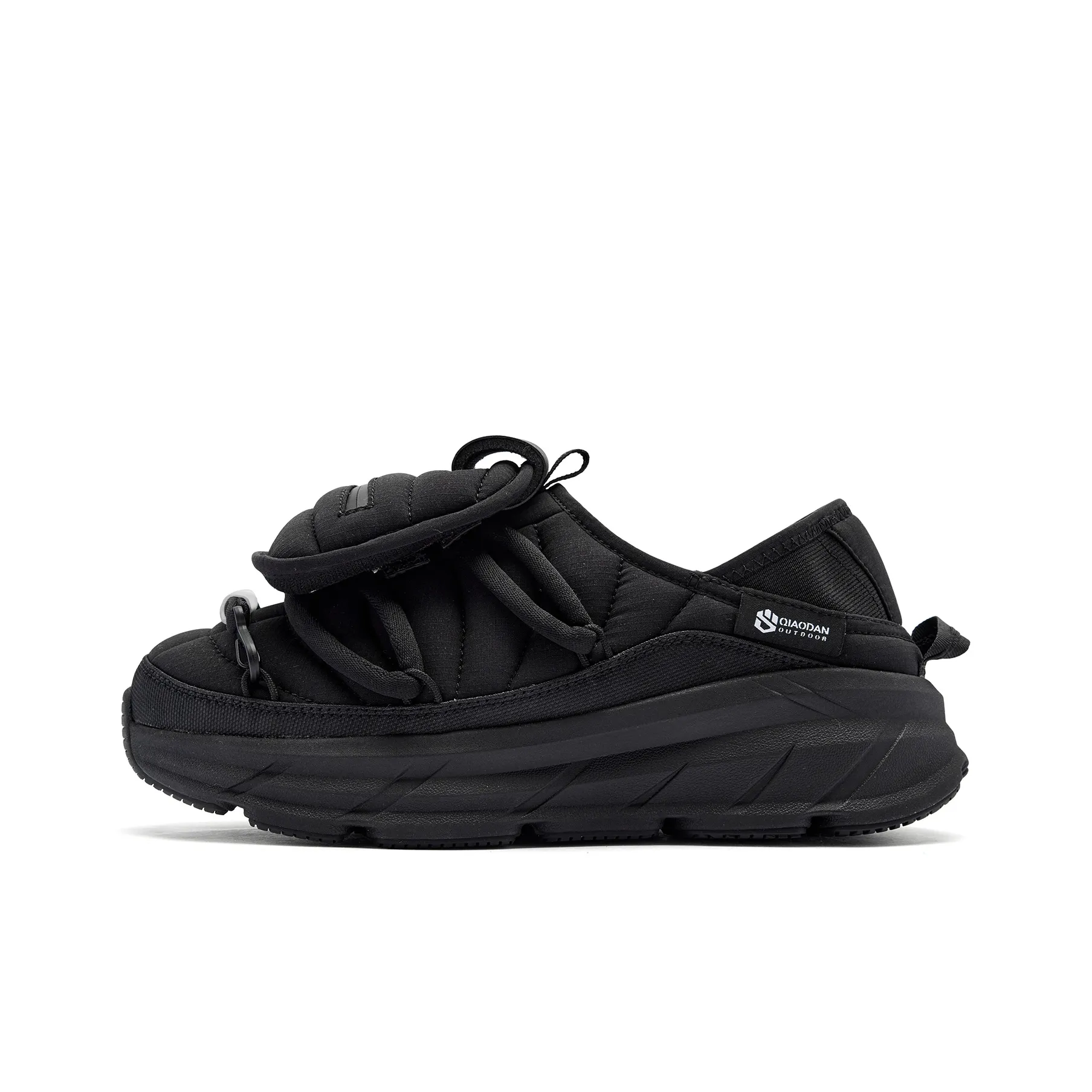 QIAODAN Comfortable Slip On Shoes Low Top Casual Shoes Men's Black