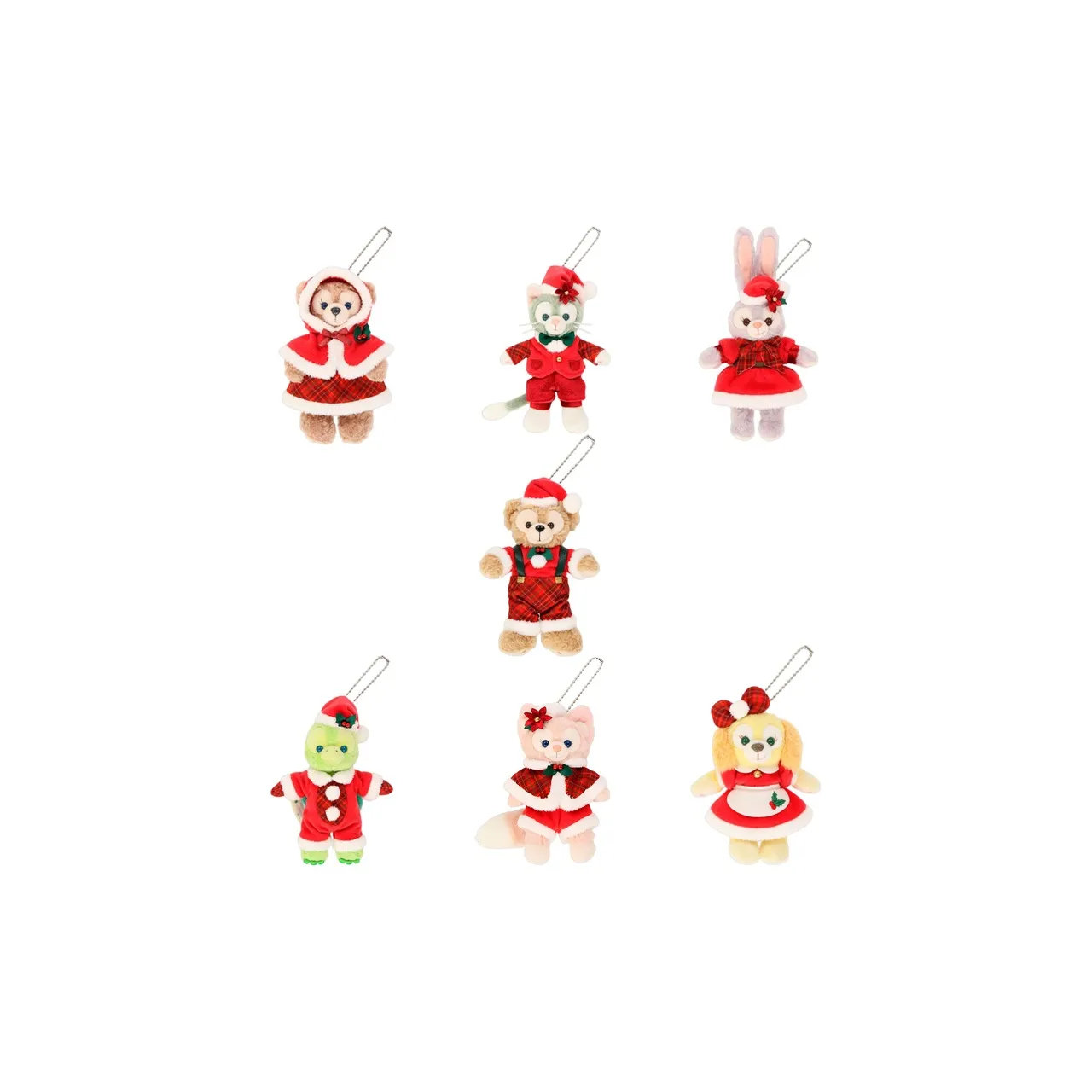 Disney 2024 Christmas Collection Кукольный комплект Плюшевый подвеска Трумпеты Высокий Токийский Дисней