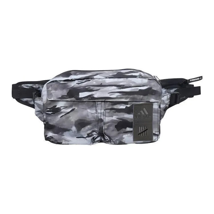 Adidas ×UNDEFEATED Коллаборация Полиэстер Сумка через плечо Бананка Обычный Унисекс Серый