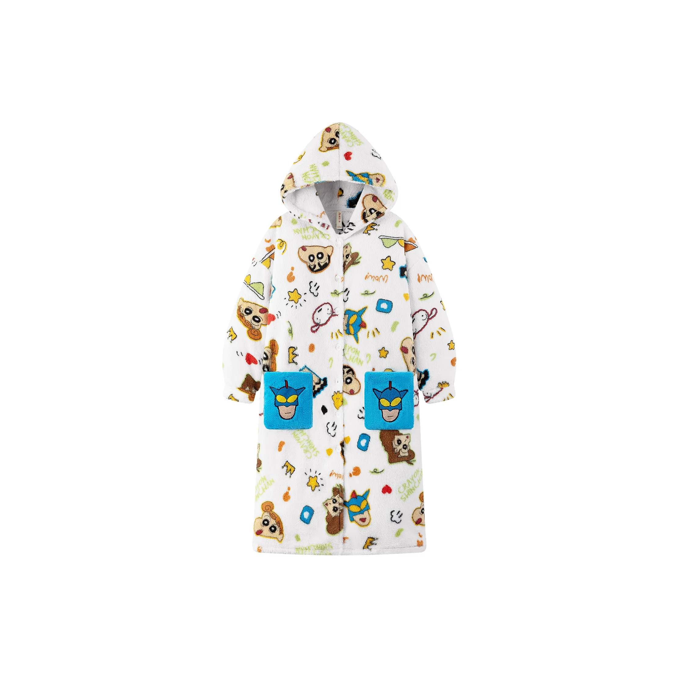 Gongdie x LABIXIAOXIN LIANMINGKUAN Банные халаты Унисекс Белый