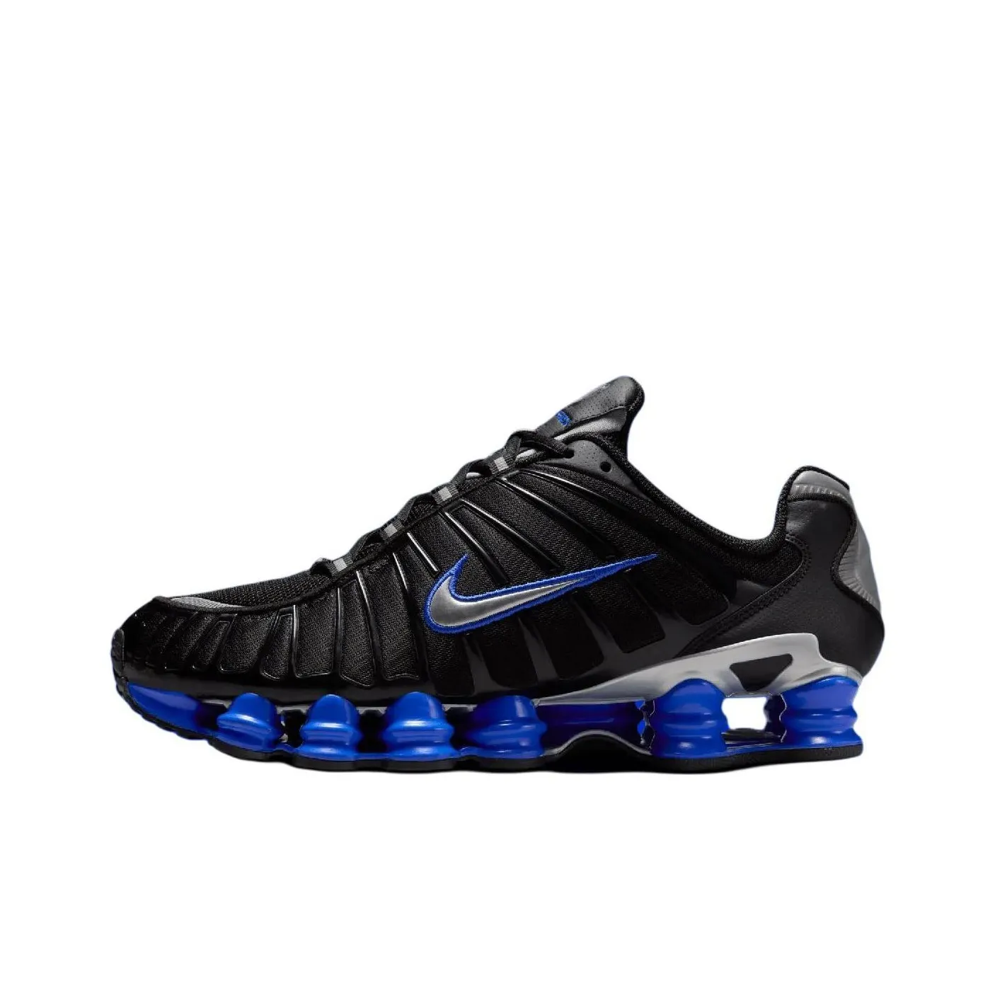 Nike Shox Tl Black Racer Blue Metallic Silver