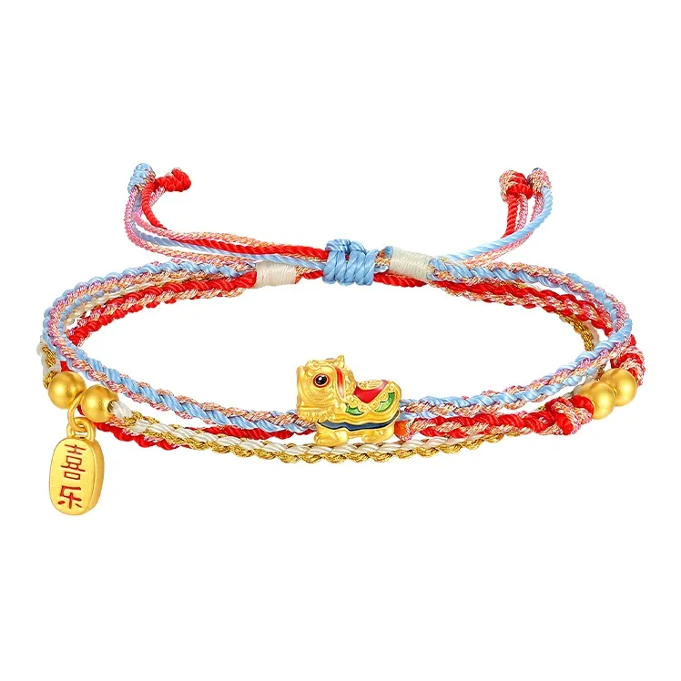 CHOW TAI SENG Gold Bracelet Unisex