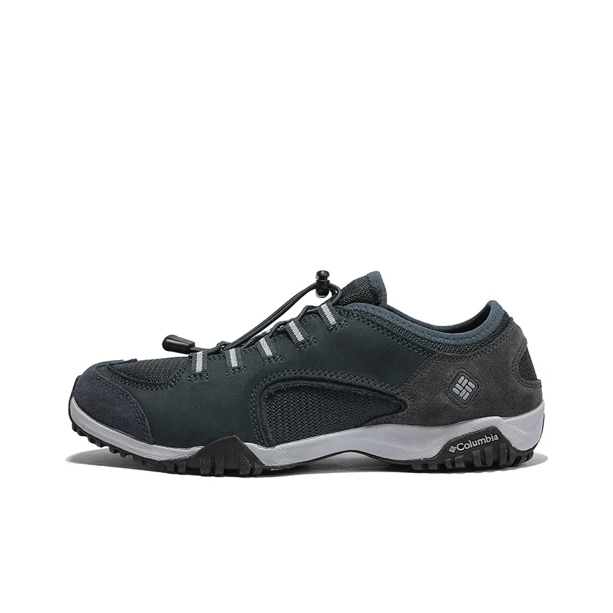 Columbia Slip-Resistant Дышащий Легкий Низкий Топ Походная Обувь Мужская Темно-Синий Зеленый