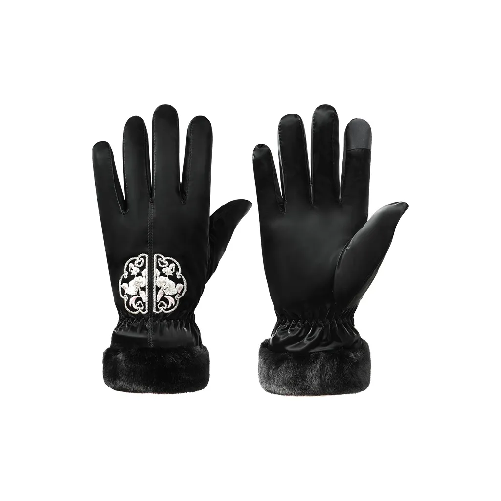 NANJIREN Thickened Warm Gloves Women's