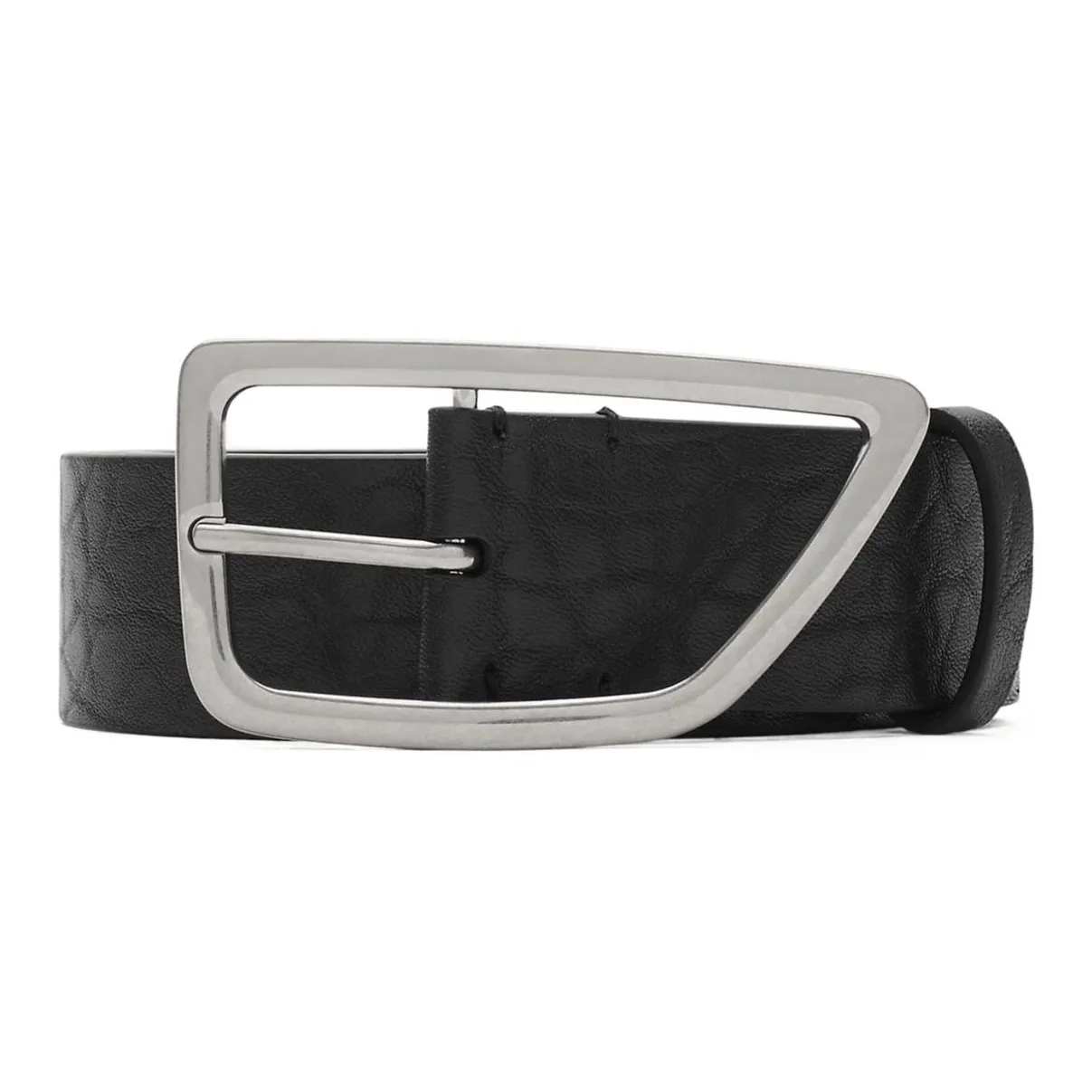 Burberry Телячья кожа Кожаные ремни Мужской Черный Ширина 3,5CM