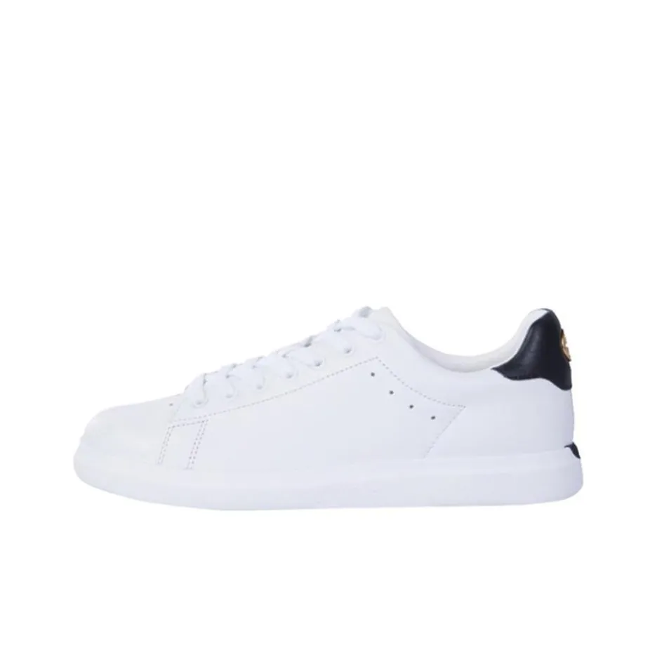TORY BURCH Howell Courl Anti-Slip And Wear-Resistant Lightweight Low-Top Casual Shoes Women's White Black Tail