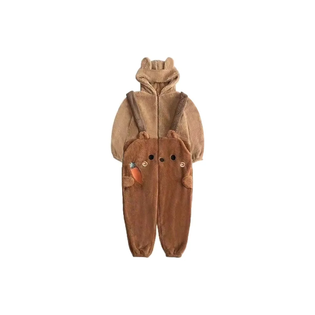 TLXT Дом Комбинезоны Женские Коричневый