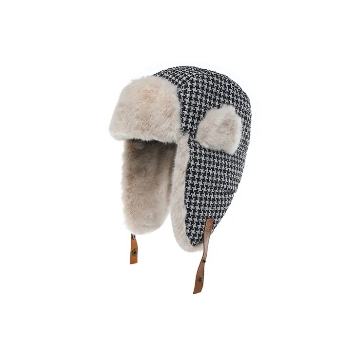 FREE RABBITⅡ Bicycle Fleece Lined Windproof Cold Resistant Trapper Hats Unisex