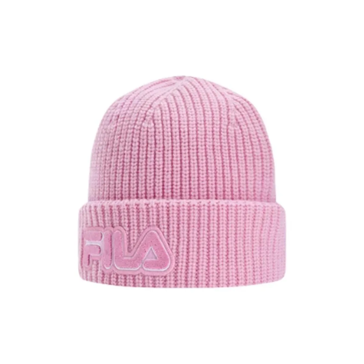 FILA Sheepskin Beanies Unisex Pink