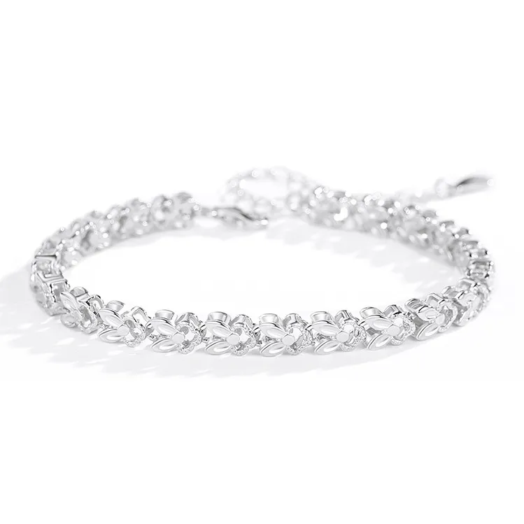 Love Link Sterling Silver Bracelets Women's