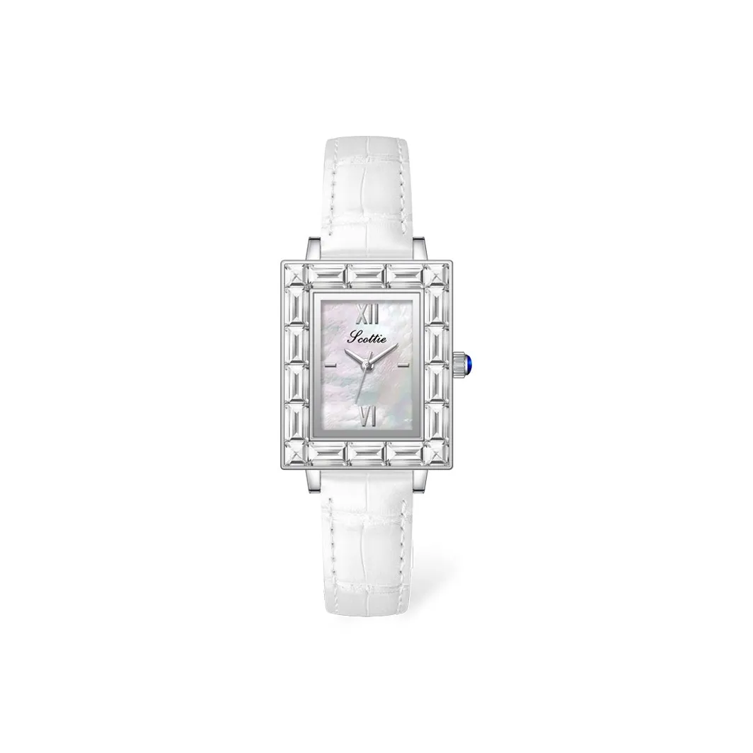 SCOTTIE Кварцевый Movement Унисекс Часы 28мм*23мм*8мм Белый