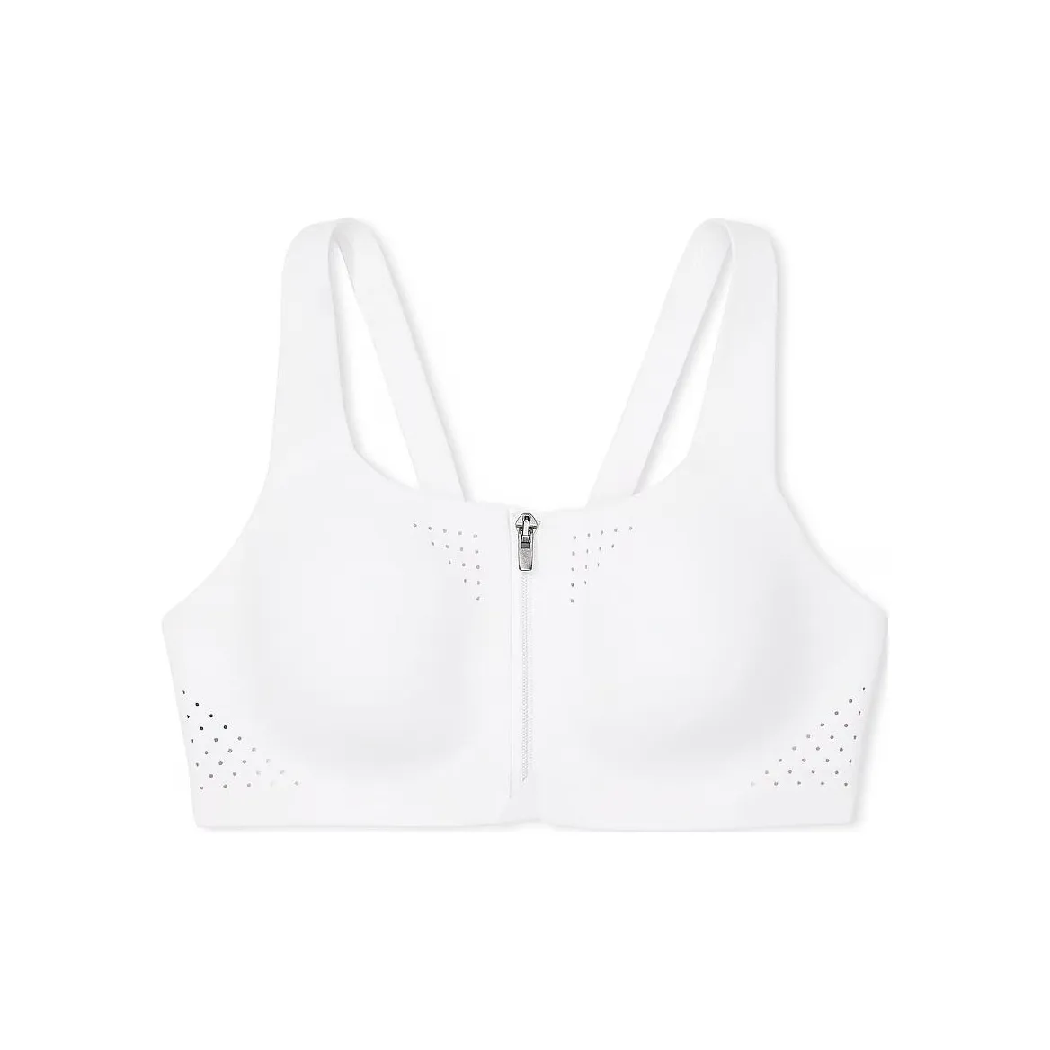 Victoria's Secret VSX Featherweight Max Передняя часть Close Спортивный бюстгальтер VS Белый бюстгальтер Women's White