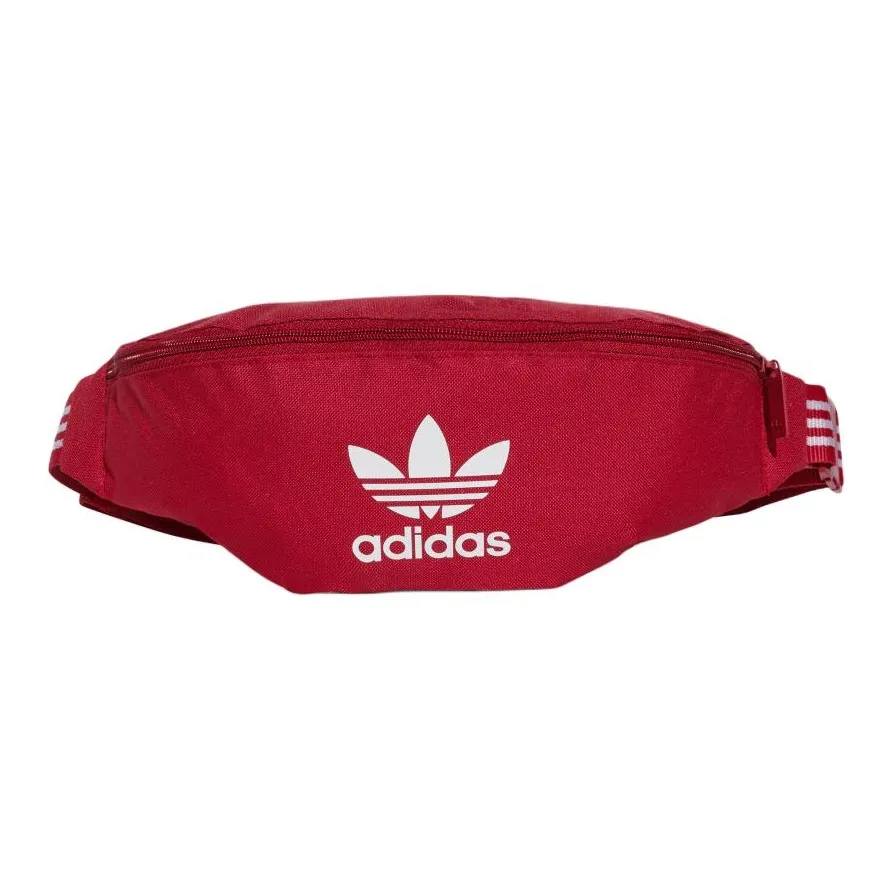 Adidas Originals Переработанный полиэстер Одно плечо Через плечо Бананка Унисекс Красный